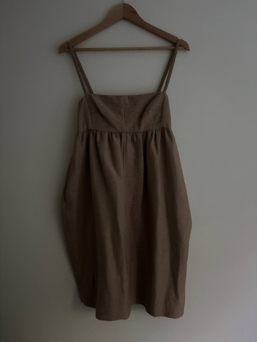 Rachel Comey Tan Babydoll Dress